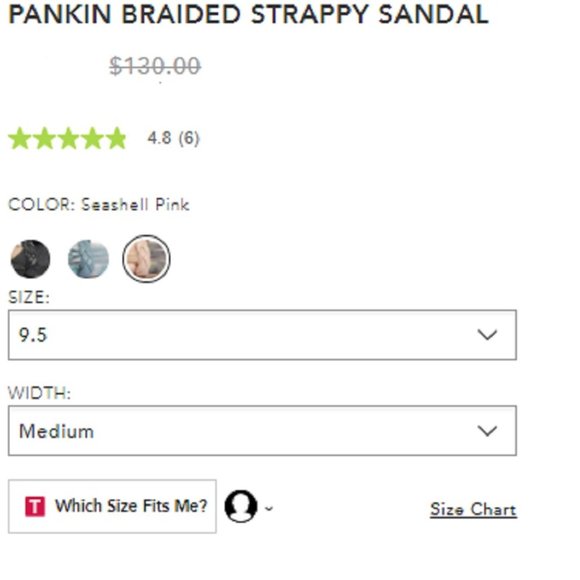 NWT $69 SAM EDELMAN PANKIN BRAIDED STRAP… - Picture 8 of 9